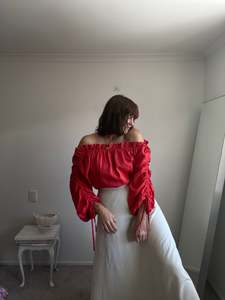 OLIVIA linen top (10-12)