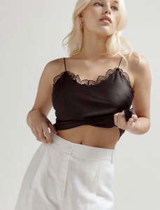 Women Men: SUPERETTE linen wide-leg pants RRP$280 (12)