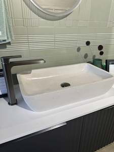 Outlet: Eden Stone Display Basin - White/Cream