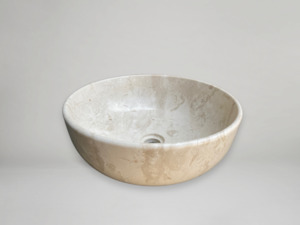 Eden Stone Basins: Wanaka Round Marble Basin