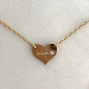 Mother Collection: MUM Heart Necklace