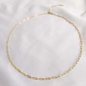 Long Link Chain Necklace