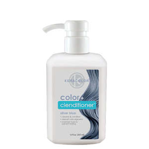 Keracolor: Keracolor Color + Clenditioner 355ml - SILVER BLUE