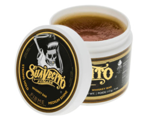 SUAVECITO Whiskey Bar Firme (Strong) Hold Pomade