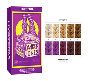 Danger Jones Semi Permanent Hair Colour - HYSTERIA (Berry) 118ml
