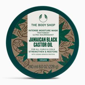 Masks: The Body Shop - Jamaican Black Castor Oil Intense Moisture Mask- 240ml