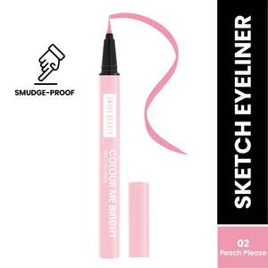 New Collection: Swiss Beauty - Colour Me Bright Sketch Eyeliner Peach Please Shade No. 2
