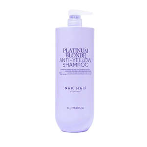 NAK Signature Platinum Blonde Anti-Yellow Shampoo 1 Litre