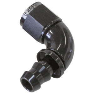 AEROFLOW Full Flow Push Lock 90 Deg Hose End 6AN Edge Performance Par