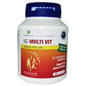 Products: NZ-Multivit - 30 Capsules - Vitamins & Minerals - Everyday Health