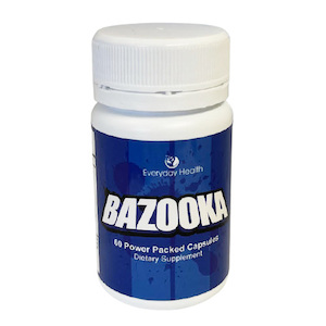 Bazooka - 60 Capsules - Male Function - NZ made