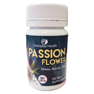 Products: Passion Flower - 90 Caps - Sleep, Anxiety, Nervousness - NZ Made