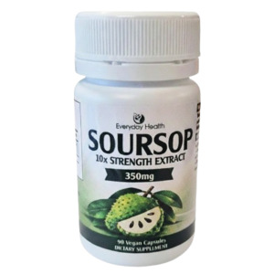 Products: Soursop extract – 90 Capsules – 350mg - Everyday Health