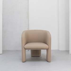 Marlo Armchair - Champagne + Leather