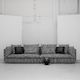 Boulevard 4 Seater Sofa - Tweed