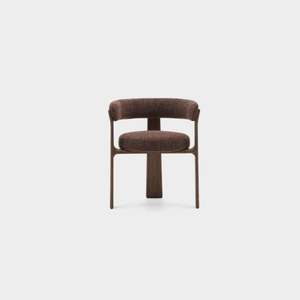 New: Granite Dining Chair - Brown + Walnut Stain