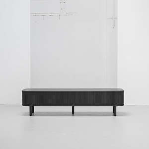 Mailen Media Cabinet / Large - Smoked Ash