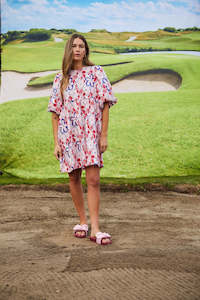 Womens Clothing: Spin Dress - Squiggle Bloom COMING SOON