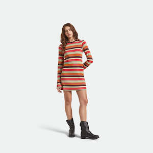 Womens Clothing: Dolly Long Sleeve Knit Dress - Multi Stripe COMING SOON