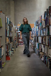 Womens Tops Tees: Lucie Top - Petal Plaid