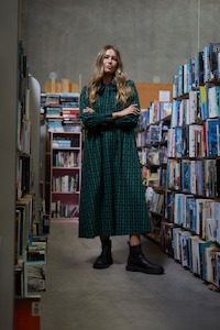 Womens Dresses: Joyful Dress - Petal Plaid