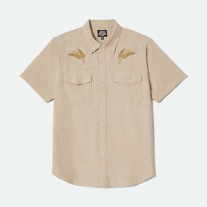 Ford Short Sleeve Western Shirt - Khaki Coming Soon