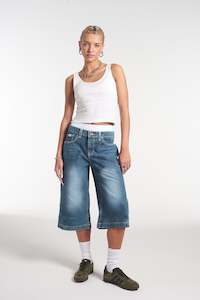 Release Shorts - Bleach Blue Wash