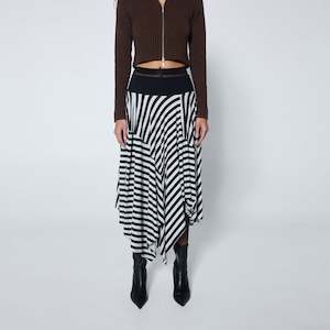 Womens Skirts: Drape Panel Skirt