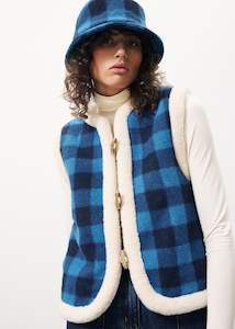 Womens Jackets: Simone Vest - Electric Blue Was $279 Now