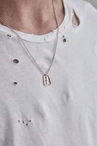Stolen Girlfriends Club Blades Necklace - Gold Plated