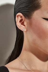 Stolen Girlfriends Club Heart Earrings - Silver