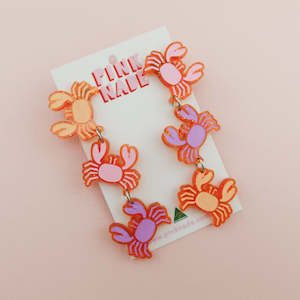 Earrings: Crab Dangle Earrings