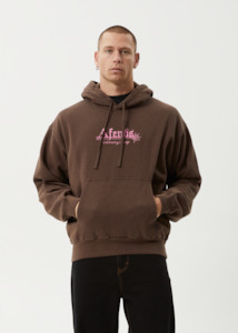 Mens Sweats: Mace Pull On Hoodie - Coffee