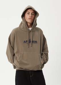 Afends Antic Recycled Boxy Pull On Hoodie - Fossil Last Sizes Was $125