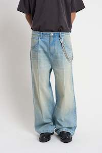 Mens Denim: Nerd Jean - Wide Fit Pleat Jean