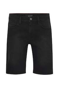 Mens Denim: Mens Denim Shorts - Denim Black