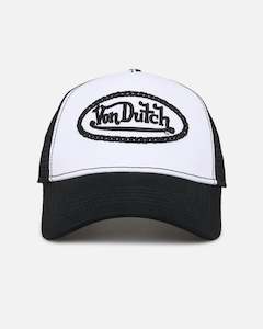 Unisex Trucker Hat - Black/White