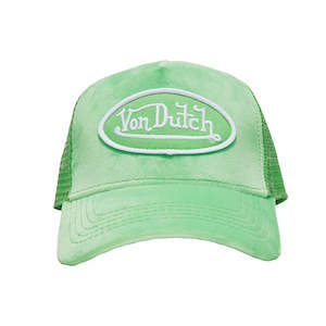 Caps: Trucker Hat - Lime Velvet Green