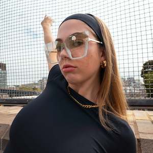 Sunglasses: Selfhood Sunglasses - White