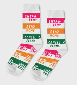 Womens Socks - Introvert