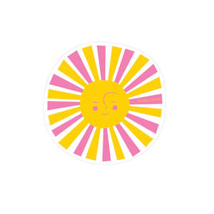 Stationery: Fun Sticker - Solstice Sun
