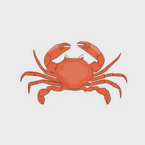 Fun Sticker - Orange Crab