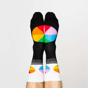 Mens Socks: Mens Socks - Colour Wheel