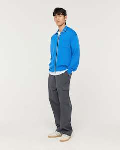 Mount Kinka Zip Up Knit - Bright Blue