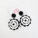Not Now B&W Dangle Earrings