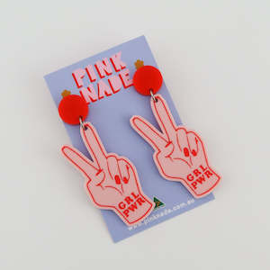 Grl Pwr Dangle Earrings