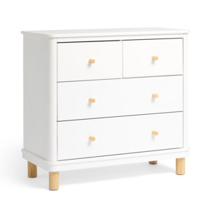 Florence Dresser White / Natural (Damaged Box)