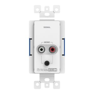 Atlas Atmosphere RCA & 3.5mm input wallplate