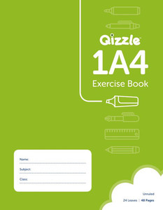 Products: 1a4 qizzle exercise book