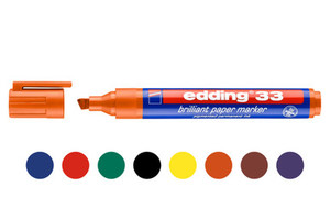 Products: edding 33 poster marker chisel tip